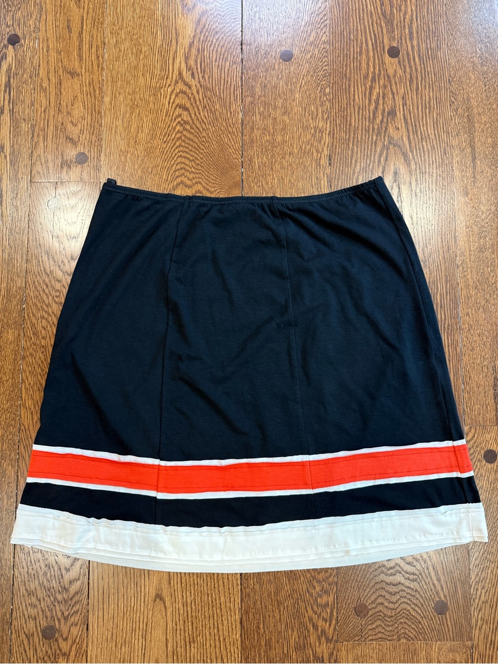 Vintage Anna Sui Colorblock Stripe Knit Skirt